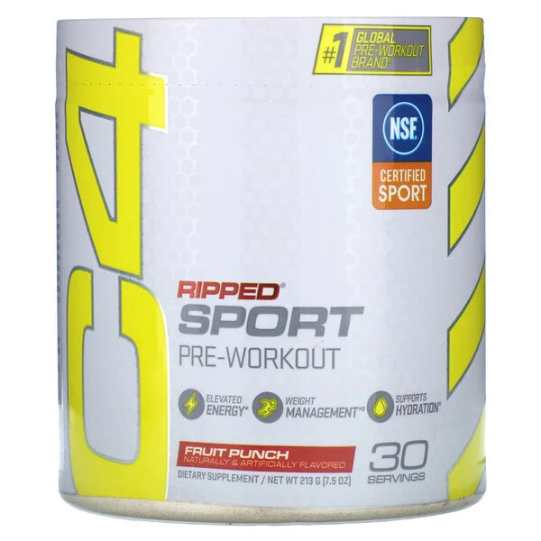 C4 RIPPED SPORT PRE-WORKOUT 30 SERVINGS