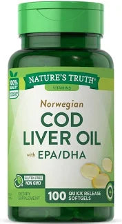 NATURE'S TRUTH COD LIVER OIL with EPA/DHA 100 SOFTGEL