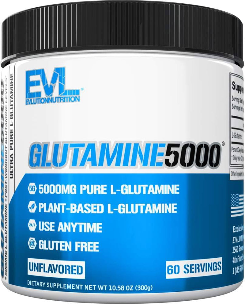EVL GLUTAMINE 5000, 60 SERVINGS