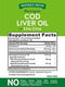 NATURE'S TRUTH COD LIVER OIL with EPA/DHA 100 SOFTGEL